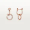 Juste Un Clou-øreringer, doble, pavé