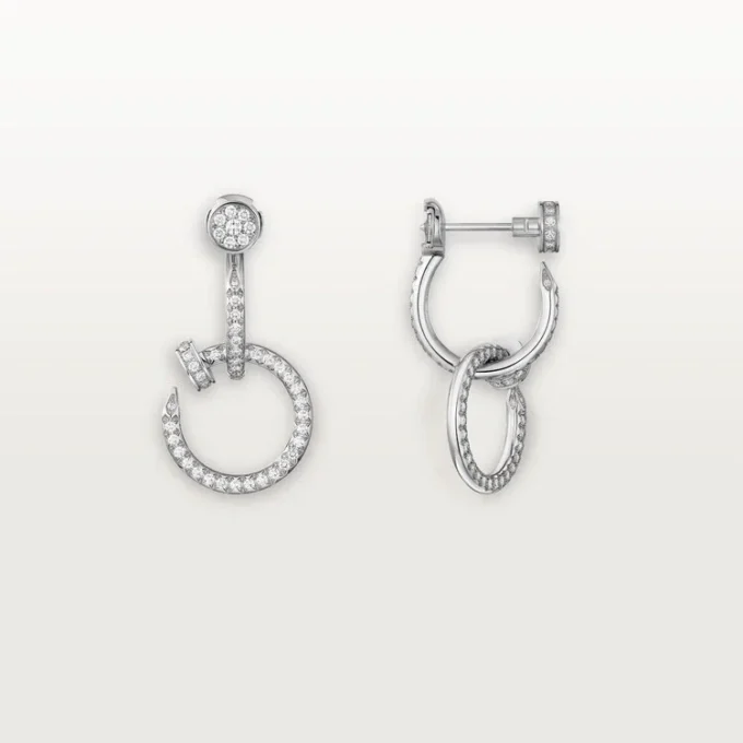 Juste Un Clou-øreringer, doble, pavé