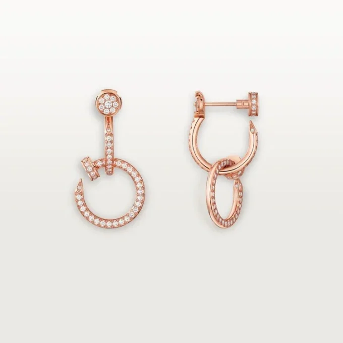 Juste Un Clou-øreringer, doble, pavé