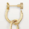 Juste Un Clou-øreringer, doble, pavé