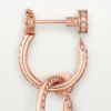 Juste Un Clou-øreringer, doble, pavé