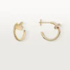 Juste Un Clou-øreringer – gult gull, diamanter – Cartier