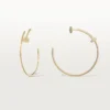 Juste Un Clou-øreringer – gult gull, diamanter – Cartier