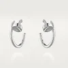 Juste Un Clou-øreringer – hvitt gull – Cartier