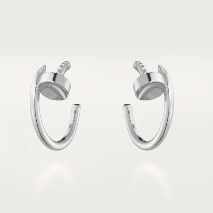 Juste Un Clou-øreringer – hvitt gull – Cartier