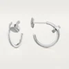 Juste Un Clou-øreringer – hvitt gull – Cartier
