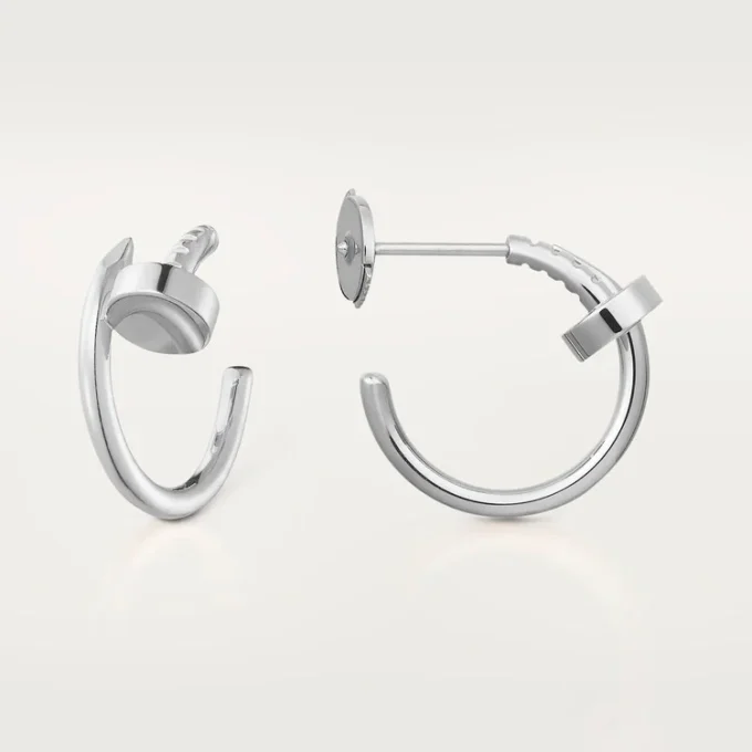 Juste Un Clou-øreringer – hvitt gull – Cartier