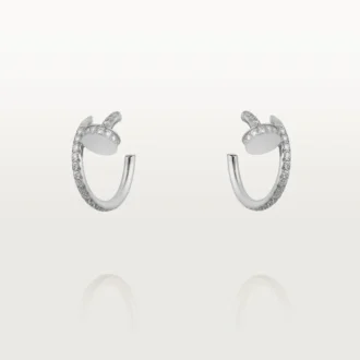 Juste Un Clou-øreringer – hvitt gull, diamanter – Cartier