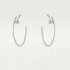 Juste Un Clou-øreringer – hvitt gull, diamanter – Cartier
