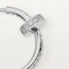 Juste Un Clou-øreringer – hvitt gull, diamanter – Cartier