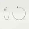 Juste Un Clou-øreringer – hvitt gull, diamanter – Cartier