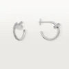 Juste Un Clou-øreringer – hvitt gull, diamanter – Cartier