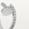 Juste Un Clou-øreringer – hvitt gull, diamanter – Cartier