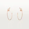Juste Un Clou-øreringer – rosa gull – Cartier