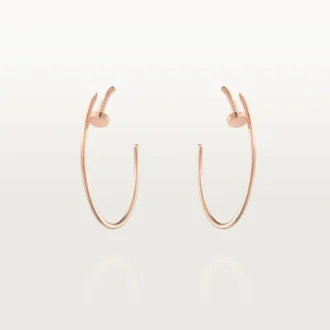 Juste Un Clou-øreringer – rosa gull – Cartier