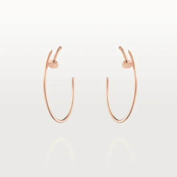 Juste Un Clou-øreringer – rosa gull – Cartier