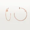 Juste Un Clou-øreringer – rosa gull – Cartier