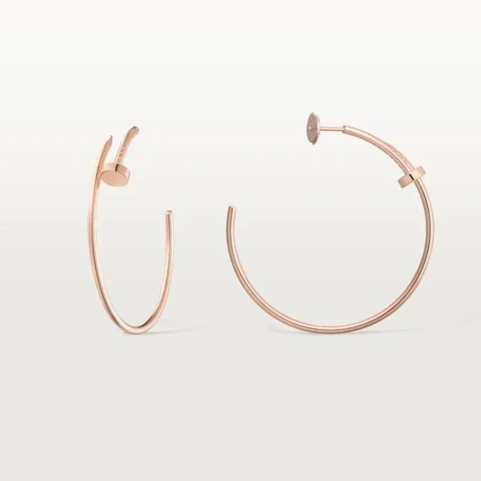 Juste Un Clou-øreringer – rosa gull – Cartier