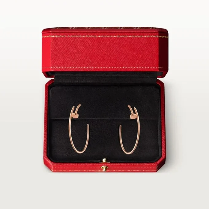Juste Un Clou-øreringer – rosa gull – Cartier