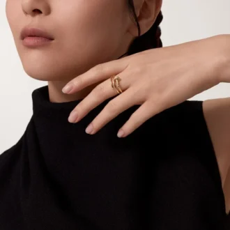 Juste Un Clou-ring – gult gull, diamanter – Cartier