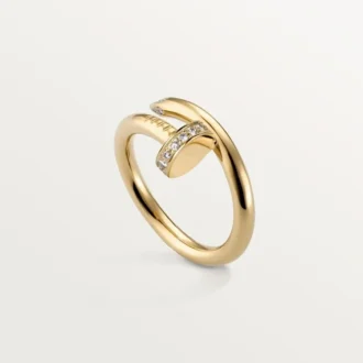 Juste Un Clou-ring – gult gull, diamanter – Cartier