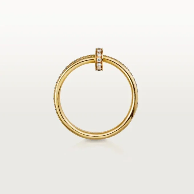 Juste Un Clou-ring – gult gull, diamanter – Cartier