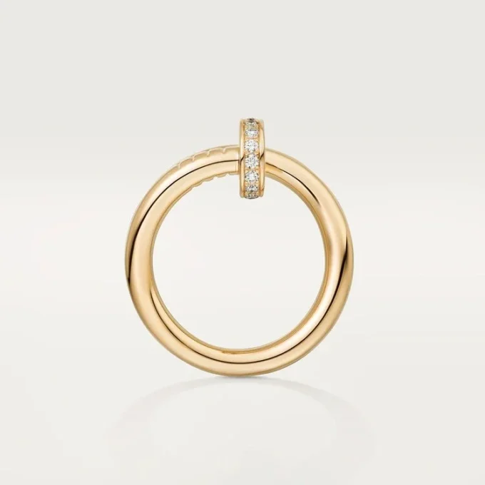 Juste Un Clou-ring – gult gull, diamanter – Cartier