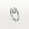Juste Un Clou-ring – hvitt gull, diamanter – Cartier