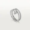 Juste Un Clou-ring – hvitt gull, diamanter – Cartier