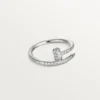 Juste Un Clou-ring – hvitt gull, diamanter – Cartier