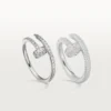 Juste Un Clou-ring – hvitt gull, diamanter – Cartier