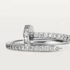 Juste Un Clou-ring – hvitt gull, diamanter – Cartier
