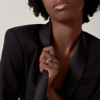 Juste Un Clou-ring – hvitt gull, diamanter – Cartier