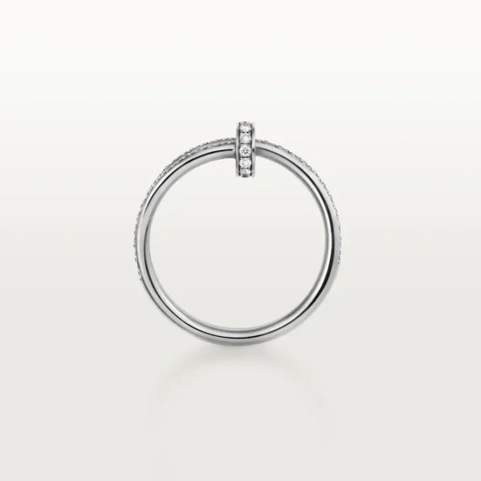 Juste Un Clou-ring – hvitt gull, diamanter – Cartier