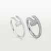 Juste Un Clou-ring – hvitt gull, diamanter – Cartier