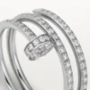 Juste Un Clou-ring – hvitt gull, diamanter – Cartier