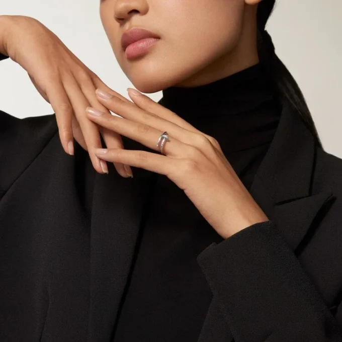 Juste Un Clou-ring, liten modell, diamanter