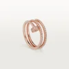 Juste Un Clou-ring – rosa gull, diamanter – Cartier