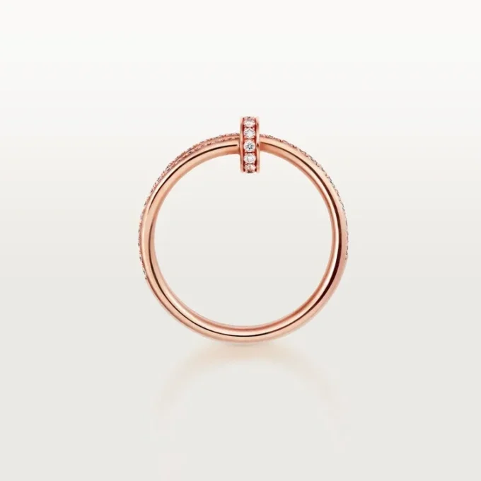 Juste Un Clou-ring – rosa gull, diamanter – Cartier