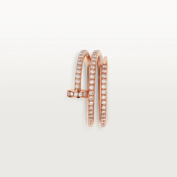 Juste Un Clou-ring – rosa gull, diamanter – Cartier