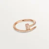 Juste Un Clou-ring – Rosagull, diamanter – Cartier