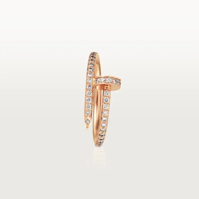 Juste Un Clou-ring – Rosagull, diamanter – Cartier