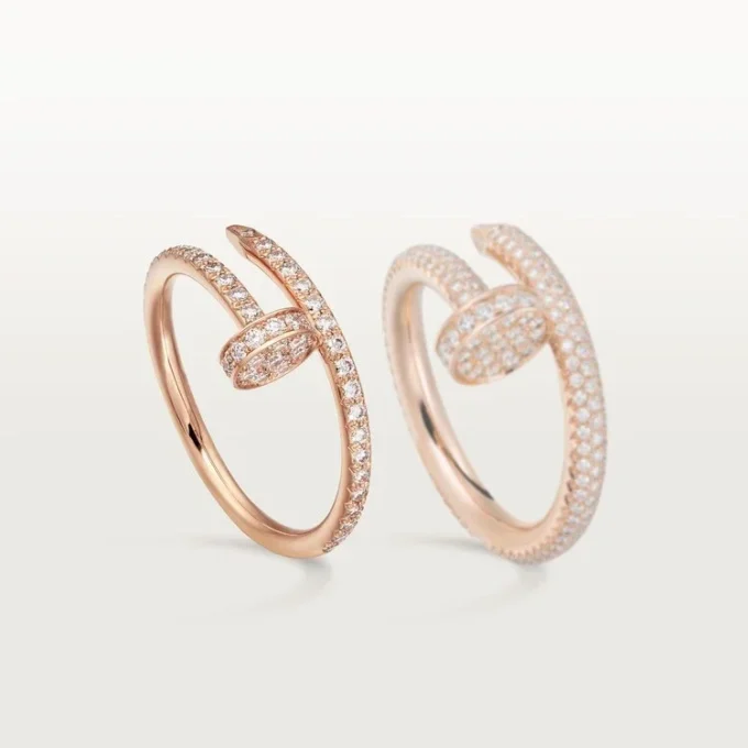 Juste Un Clou-ring – Rosagull, diamanter – Cartier