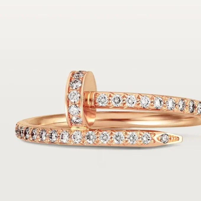 Juste Un Clou-ring – Rosagull, diamanter – Cartier