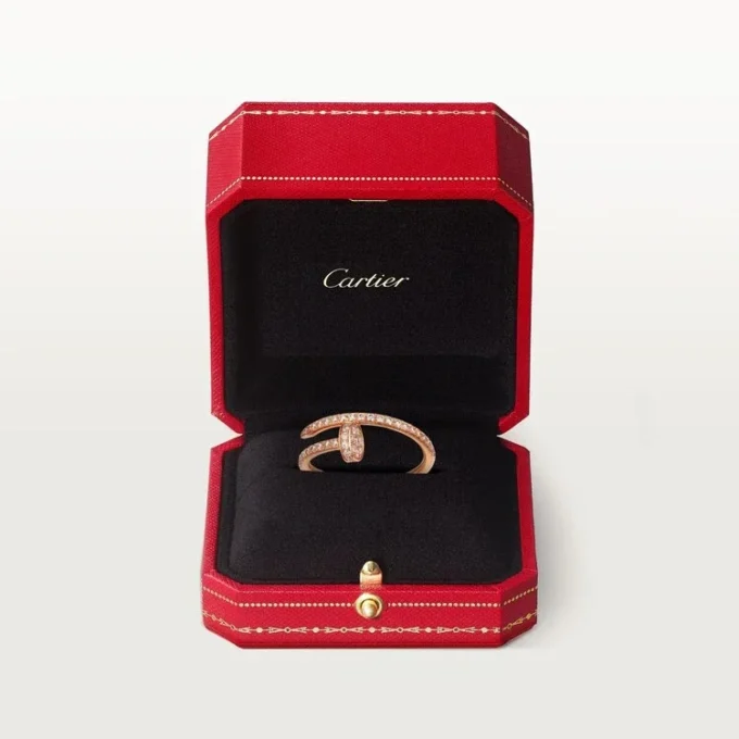 Juste Un Clou-ring – Rosagull, diamanter – Cartier