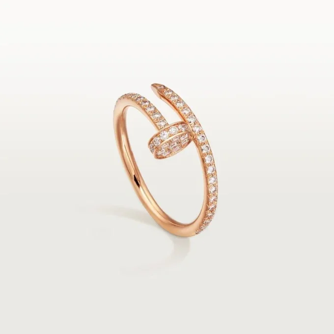 Juste Un Clou-ring – Rosagull, diamanter – Cartier