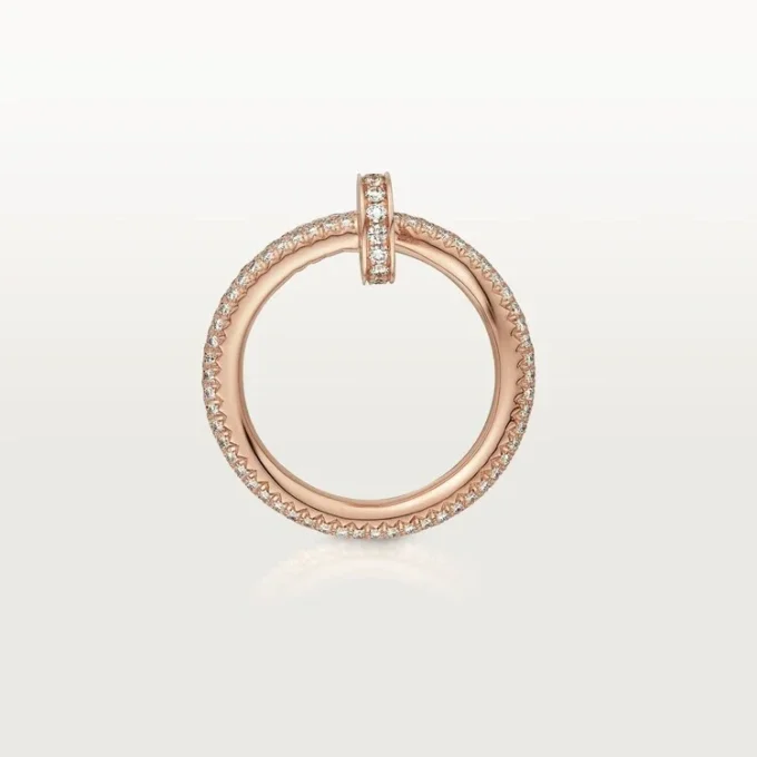 Juste Un Clou-ring – Rosagull, diamanter – Cartier