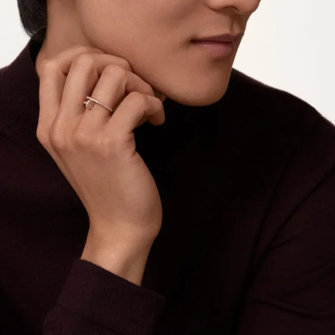 Juste Un Clou-ring – Rosagull, diamanter – Cartier