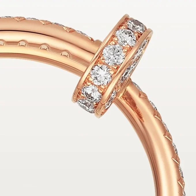 Juste Un Clou-ring – Rosagull, diamanter – Cartier