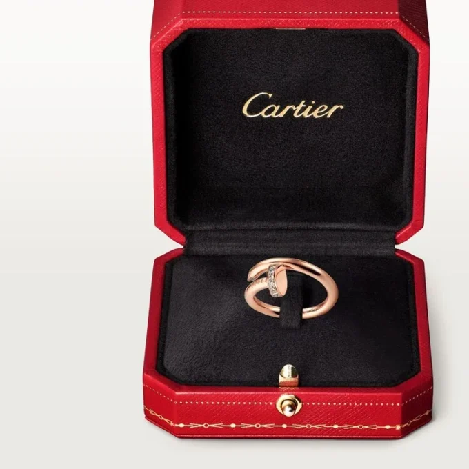 Juste Un Clou-ring – Rosagull, diamanter – Cartier